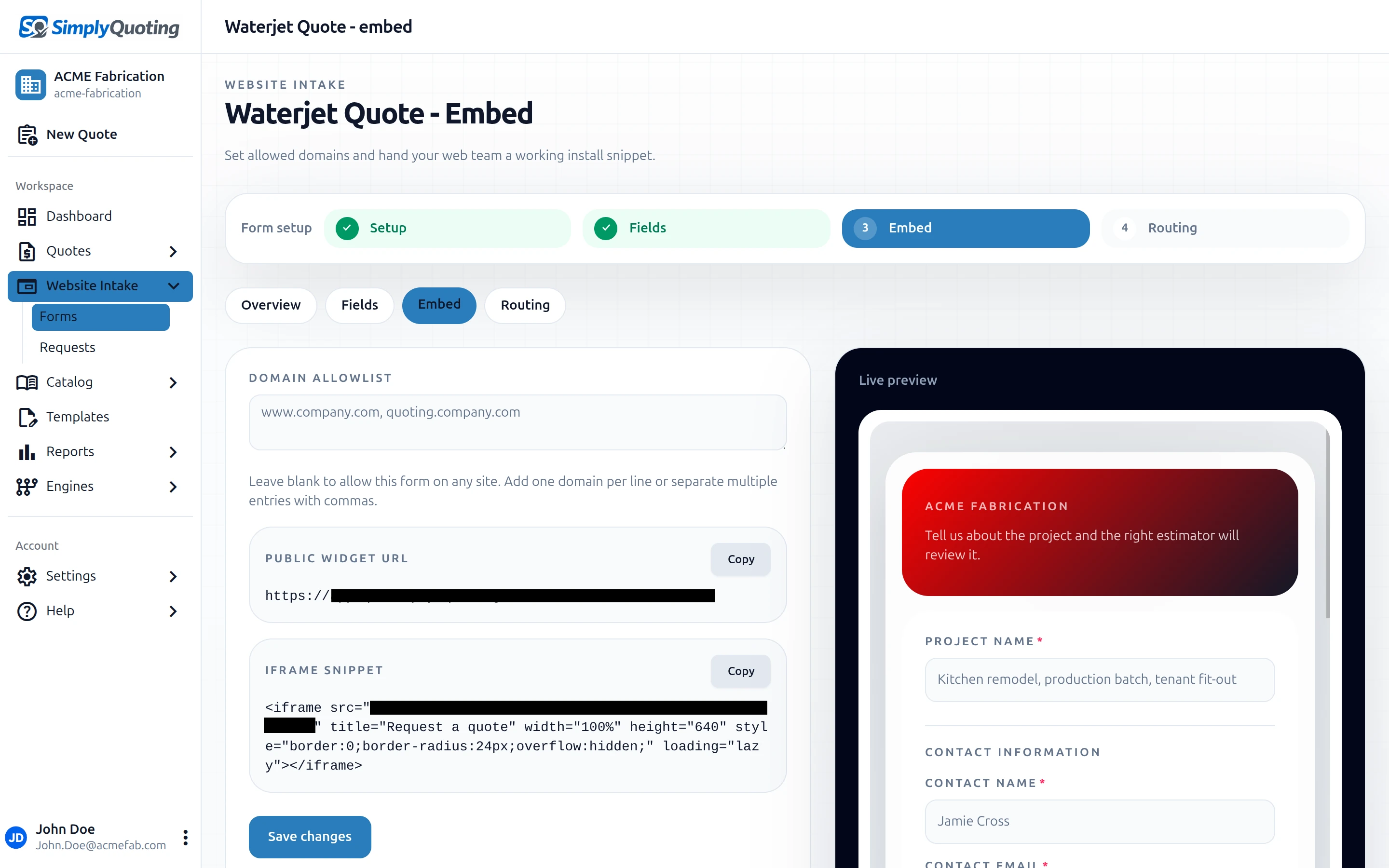 Form builder